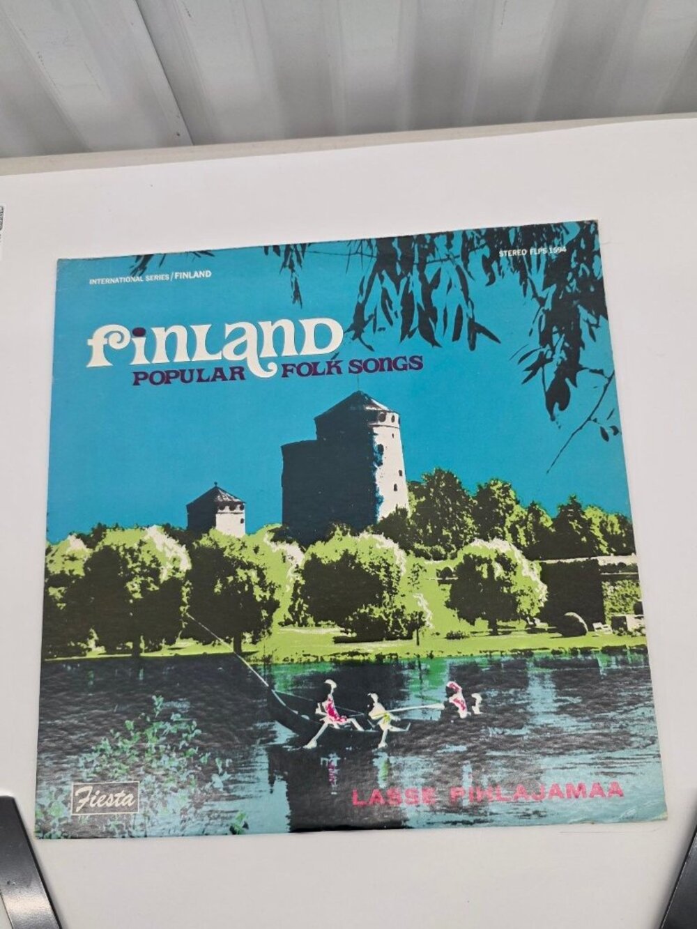Lasse Pihlajamaa – Finland Popular Folk Songs LP 1968 Fiesta Folk 33⅓ RPM